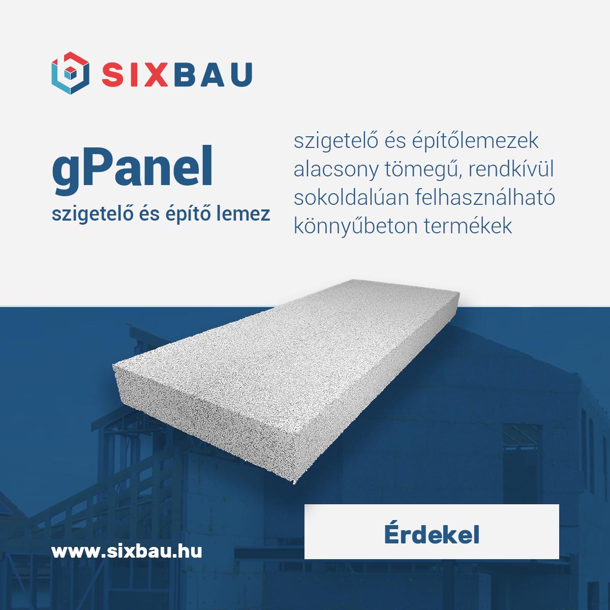 SIXBAU Panel Otthonfelújítás